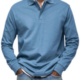 Margarida Lisboa™ - Elegant Long Sleeve Polo Shirt