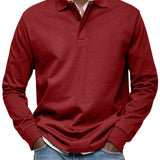 Margarida Lisboa™ - Elegant Long Sleeve Polo Shirt