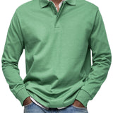 Margarida Lisboa™ - Elegant Long Sleeve Polo Shirt