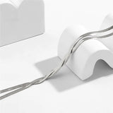 Eleganta Garā Kaklarota ar Regulējamu Čūskas Dizainu