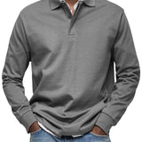 Margarida Lisboa™ - Elegant Long Sleeve Polo Shirt