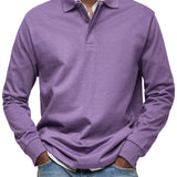 Margarida Lisboa™ - Elegant Long Sleeve Polo Shirt