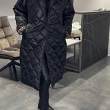 Margarida Lisboa™ - Vidēja Garuma Apgriežams Siltināts Mētelis ar Leoparda Oderi